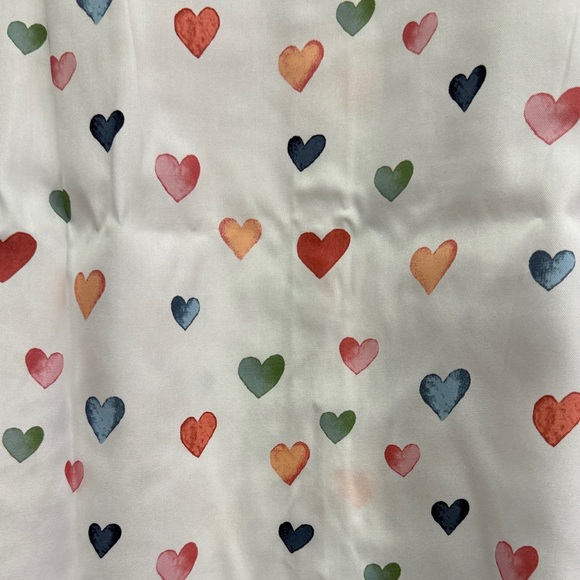 Coldwater Creek White Heart Print Button Down Shirt - Picture 4 of 6